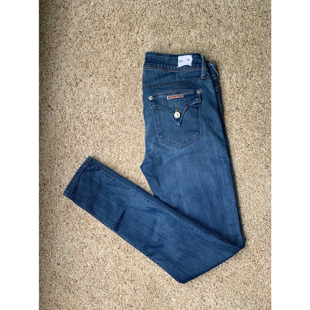 Hudson Women's Collin Mid-Rise Skinny Jean - Color Obscurity - Size 29